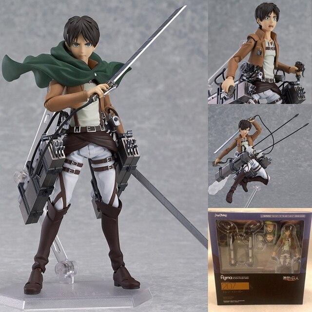 18cm Attack On Titan Figure Rival Ackerman Action Figure Package Ver .Levi Pvc Action Figure Rivaille Collection Model Toys