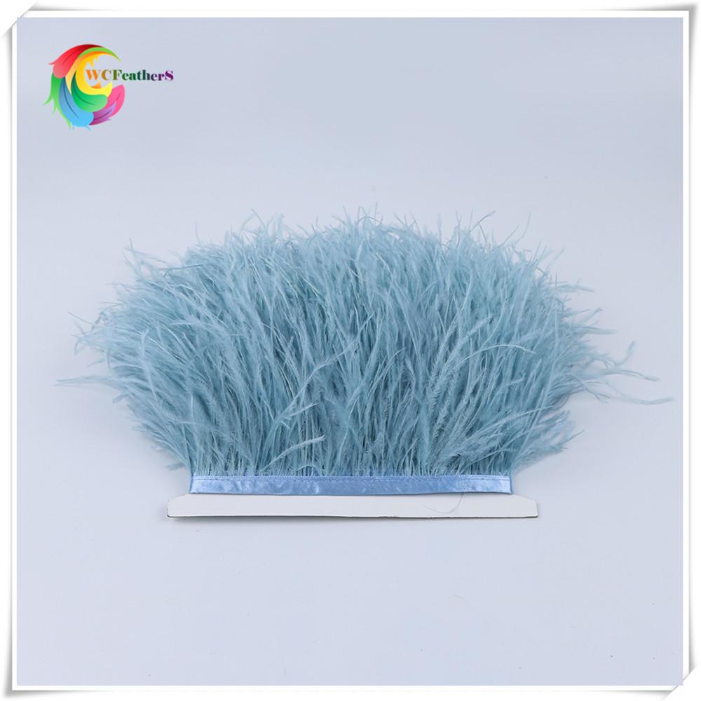1 метр 32 цвета Натуральное страусиное перо Отделка высота 8-10см перья лента для DIY украшения свадебного платья для вечеринки