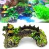 Resin Simulated Bridge & Rockery Fish Tank Décor