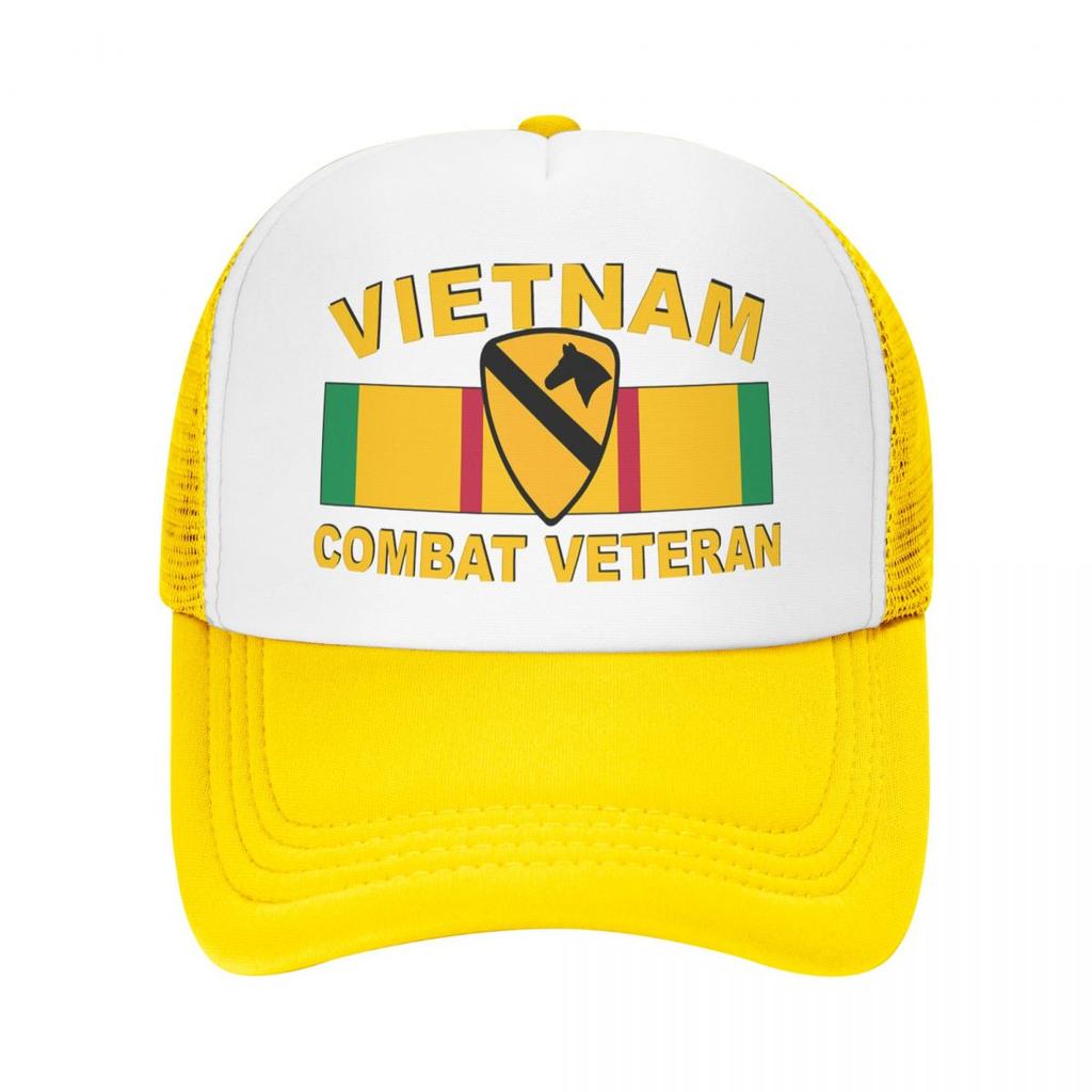 Армия США 1-я кавалерийская дивизия, Вьетнамская боевая ветеранская спортивная кепка на открытом воздухе, бейсбольная кепка унисекс, женская регулируемая кепка, модная летняя шапка