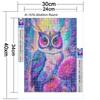 DIY 5D Diamond Painting Pink Owl Full Round Diamond Embroidery Cartoon Animal Cross Stitch Set Art Home Decoration