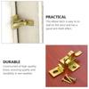 Low Noise Door Elbow Buckle Brass Door Catch Durable Bird Latch Lock  Cabinet