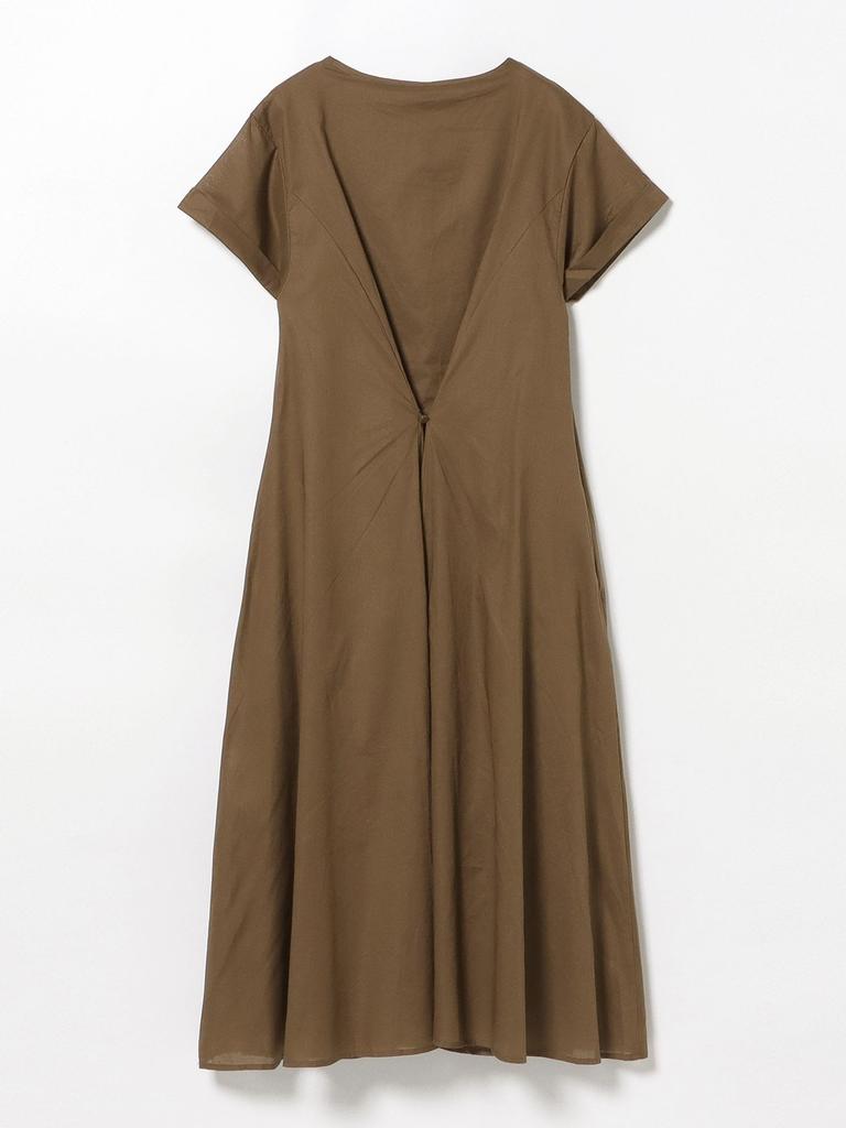 Платье-туника женское Beams Heart с вырезом лодочкой, единый размер, коричневое,