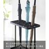 Yamazaki Frame Umbrella Stand, Holds 32 Umbrellas, Black, Approx. W43.5 x D22.5 x H42.5cm, Slim, Large Capacity, Suitable for Entryways, Product Code: