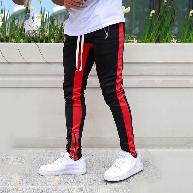 MaleWardrobe Mens Joggers Casual Pants Fitness Sportswear Tracksuit Bottoms Skinny Sweatpants Trousers Track Pant