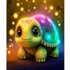 Frame Diy Acrylic Paint By Numbers For Starter Kits Cute Turtle Wall Art Picture Handicrafts Animals Number Painting For Home Decors 40x50