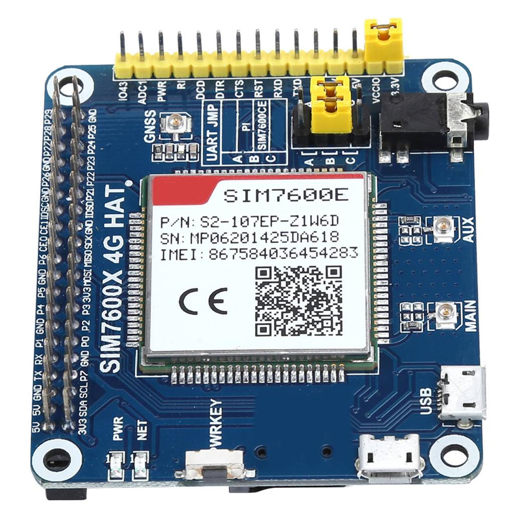 Поддержка модуля SIM7600E для связи LTE Cat‑13G2G Профессиональное позиционирование GNSS