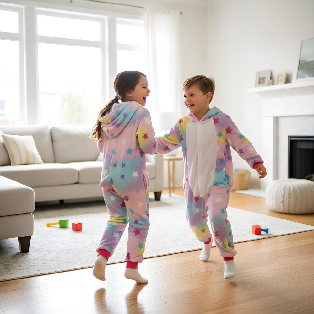 Piżama Onesie Kigurumi Kostium Przebranie Królik Dzieci 105 - 115Cm
