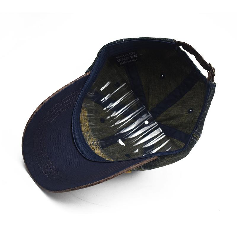 Летняя джинсовая бейсболка мужская модная вышитая буква хлопковая кепка женская Snapback мужская уличная повседневная хип-хоп шляпа регулируемая