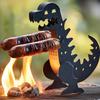 Смешные Держатели для Хот-догов Monster, Набор Шампуров для Гриля, Наружная Кулинария и Кемпинг, Инструменты для Жарки в Форме Сосисок, Посуда, Вертел
