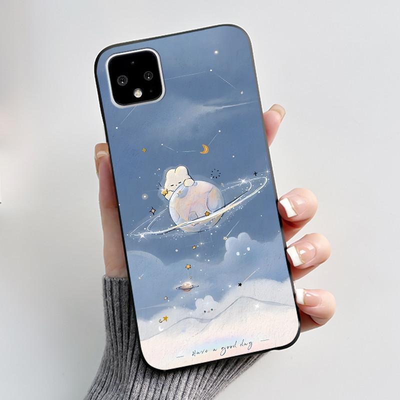 Милый Чехол Для Google Pixel 4/Pixel 4XL Fundas Чехол Для Pixel 4A 5G 4G/Pixel 5 XL Защитная Крышка Мягкий Силикон Мультяшный Корпус