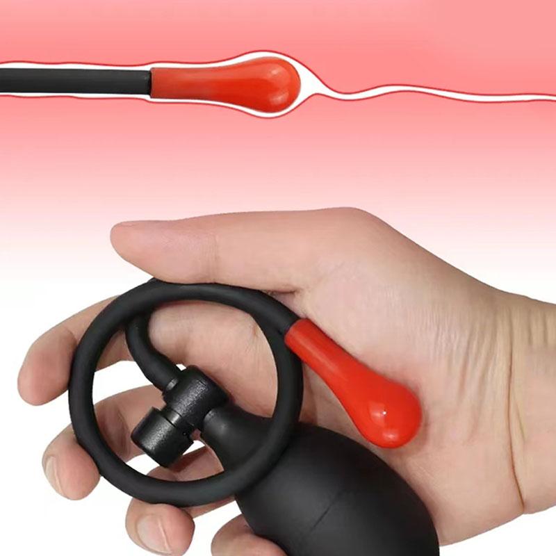 Силиконовый расширяемый надувной анальный массажер для влагалища, расширитель, анальная пробка, БДСМ, секс-игрушка для мужчин