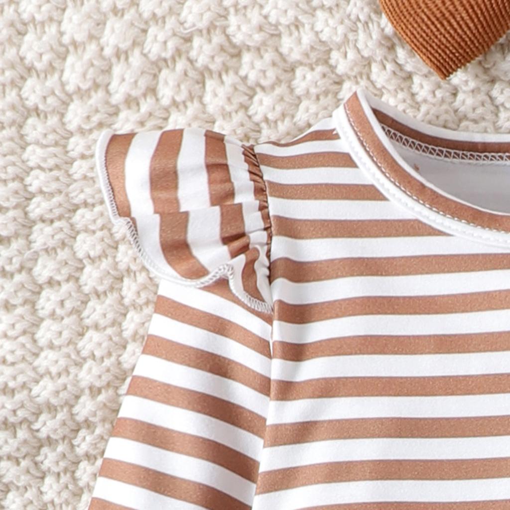 Комплект ромпера с длинным рукавом и юбки для младенцев и малышей