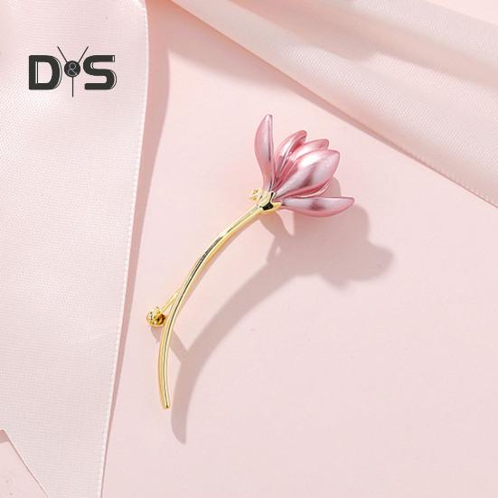 Women Flower Shape Brooch Allow Pin Suit Collar Shawl Scarf Cardigan Coat Badge Costume Accessories Gift