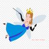 Fairy Godmother No Background Godmother Iron On Heat Transfer Printing Vinyl Patches Sticker for Clothes DIY Appliques Washable Patches
