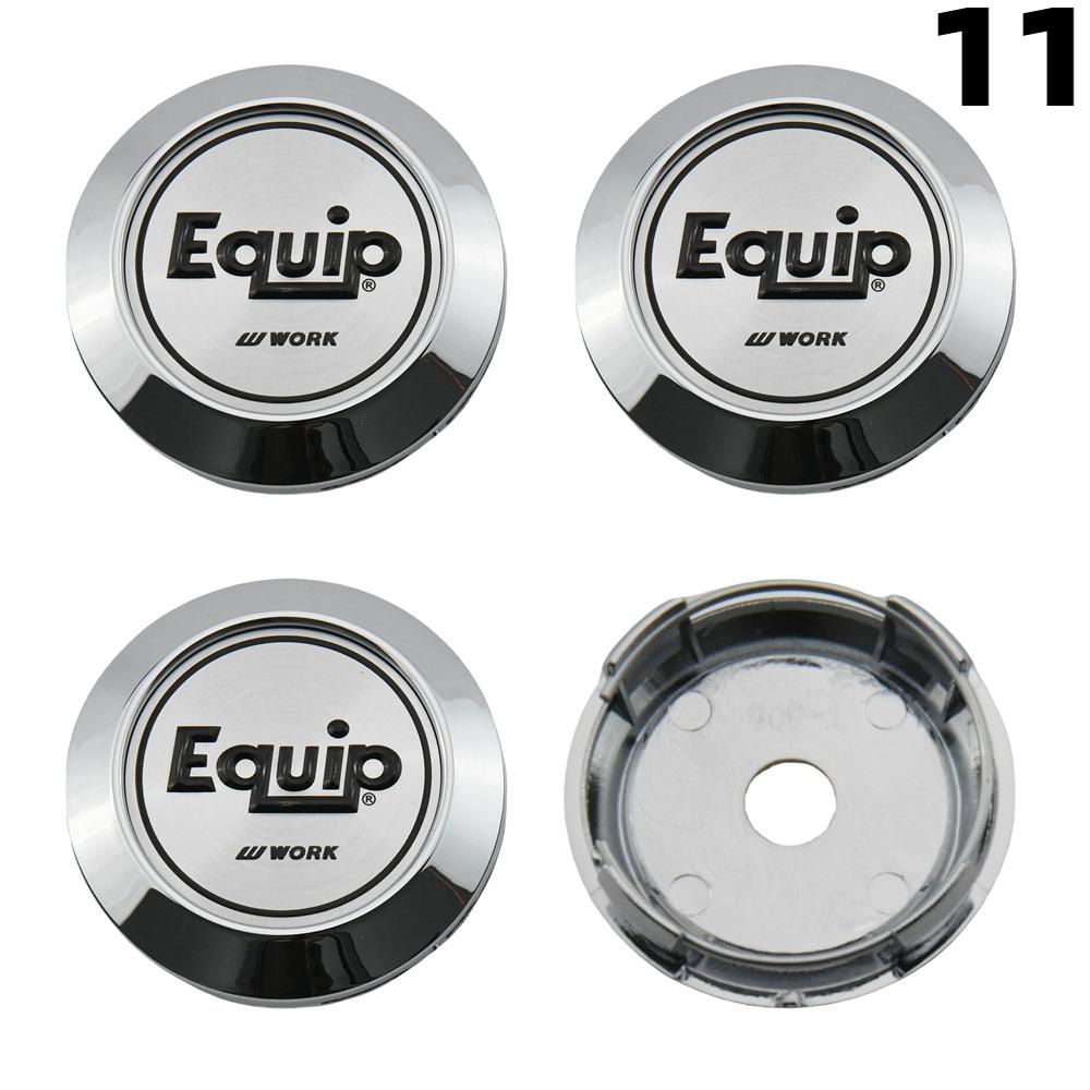 4PCS 64MM OD / 60MM ID Cap For Rims WORK EMOTION EQUIP MEISTER VS Emblem Wheel Center Cap Sport Car Logo Wheel Cover Hub caps