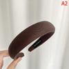 Padded Headbands Women Thick Velvet Hair Hoop Girls  Sponge Hairband