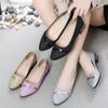 Summer New All-match Scoop Shoes Flat Bottom Single Shoes Women's Soft Bottom Peas Shoes Non-slip Pointed Women's Shoes
