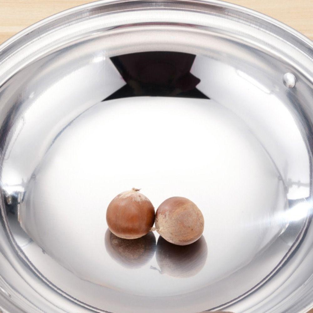 Stainless Steel Dry Boiler Round Dry Pot Alcohol Furnace Small Hotpot Pot  Induction Cooker