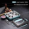 304 Stainless Steel Compartment Insulated Bento Lunch Box Leakproof Sealed Portable Food Storage Containers Microwave Lunchbox
