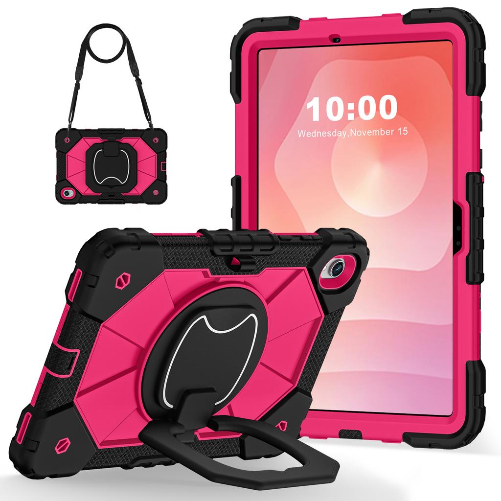 360 Rotating Handle Grip Case For Samsung Galaxy Tab S11 2025 11.0 inch SM-X730 SM-X736B Hybrid Stand Cover With Shoulder Strap