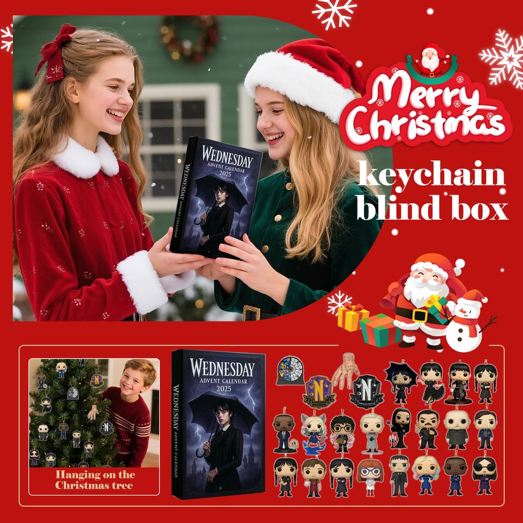 Акриловый 24-дневный рождественский календарь-адвент с сюрпризами – Этот календарь с восхитительными сюрпризами сделает ваше ожидание Рождества ещё более волшебным.