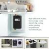 3800W Mini Electric Tankless Instant Hot Water Heater Bathroom Kitchen Washing Black
