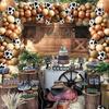 Cow Balloon Set Vintage Caramel Color Printed Cow Latex Balloon Children'S Birthday Party Arrangement