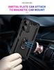 For Xiaomi Poco C65 Case Shockproof Armor Magnetic Car Holder Ring Phone Cases For PocoC65 Poko Little C65 C 65 65C Back Cover