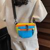 Контрастная Цветовая Сумка Через Плечо Мужская Женская 2026 Повседневная Спортивная Велосипедная Маленькая Сумка-Почтальон Нишевый Дизайн Универсальная Сумка На Грудь для Phes