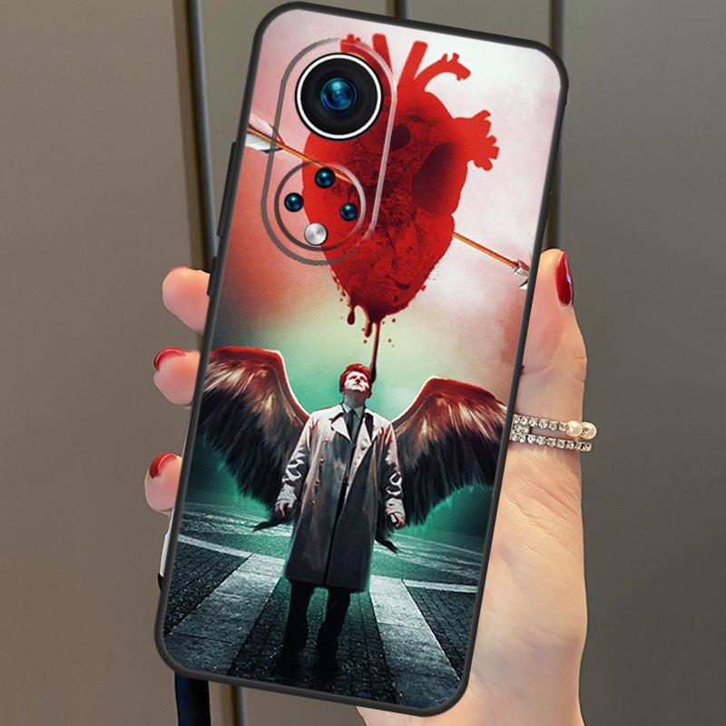 Чехол Angel Castiel Supernatural для Honor X8b X9b 90 70 50 Magic 5 Pro Magic 6 Lite X6 X7 X8 X9 X6a X7a X8a X9a