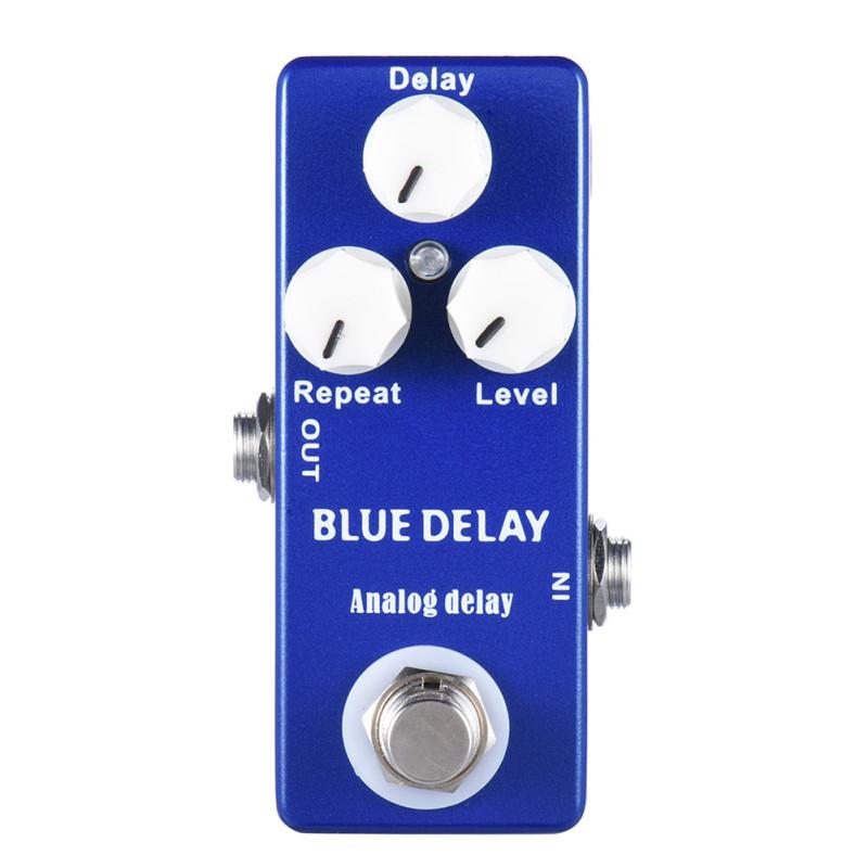 Педаль эффектов для мини-гитары Mosky Deep Blue Delay True Bypass