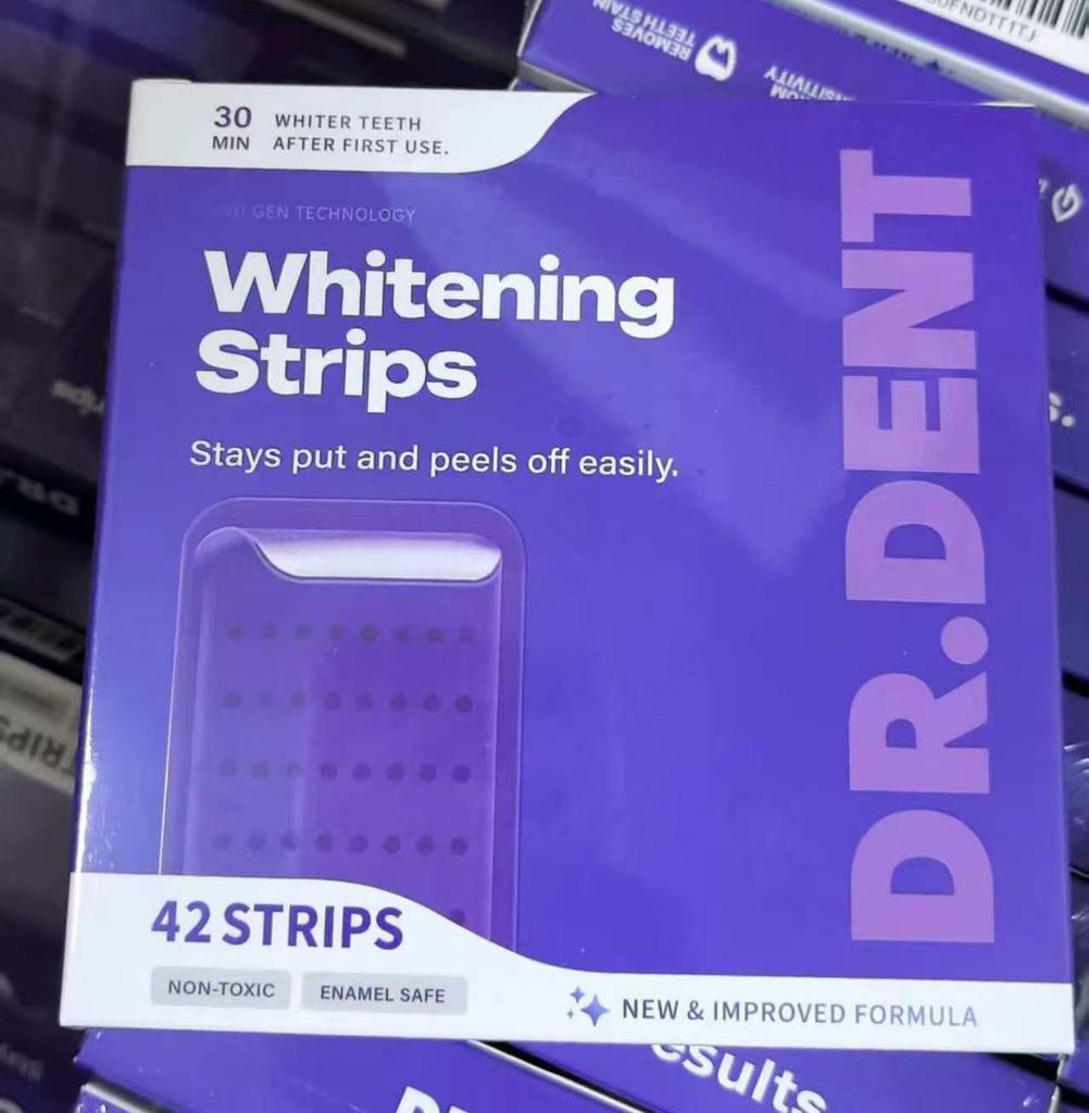 Доктор. Отбеливающие полоски для зубов Dent Kua Mei Ya Purple