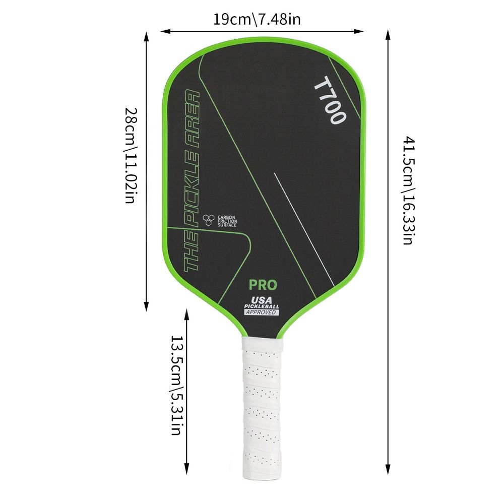 T700 Pickleball Rackets Carbon Fiber Professional Game Supplies Durable Pickle Ball Paddle