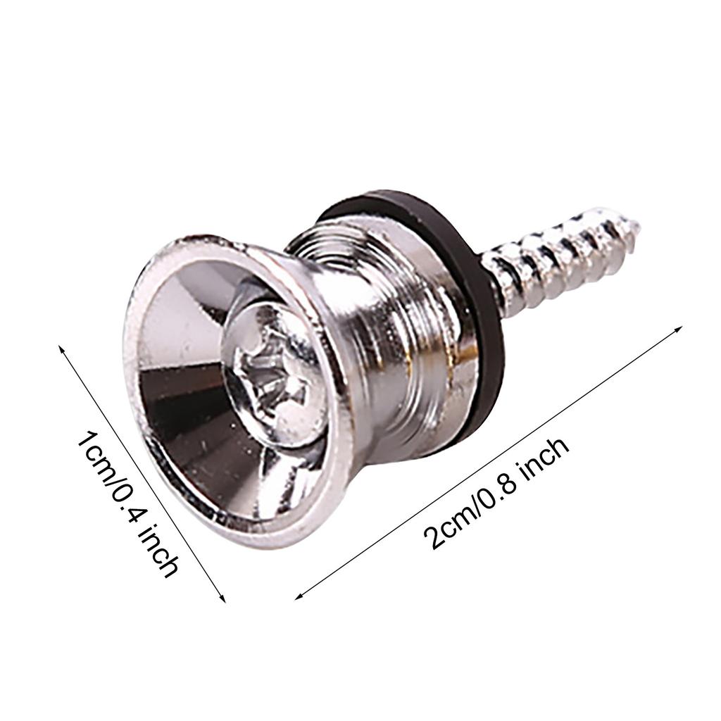 Универсальные замки для гитарных ремней, гвозди, кнопки, винты с пряжкой для ремня, 2 шт.