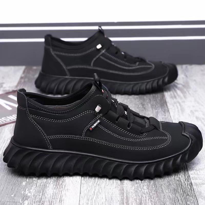 New men's leather shoes wear-resistant and non-slip fashion soft-soled casual men's leather outdoor fashion sports casual shoes