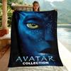 Фланелевое тонкое одеяло с принтом фильма «Аватар» в высоком разрешении. Одеяло на четыре сезона. Для дивана, кровати, гостиной, путешествий, пикника, подарков