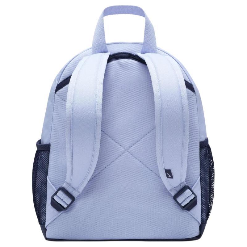 Nike Рюкзак детский полиэстеровый Brasilia сине-черный повседневный FZ7222-479