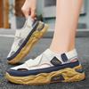 Модные летние мужские сандалии из натуральной кожи, мужская повседневная обувь, мужские кожаные сандалии для мужчин, пляжная обувь, римская мужская обувь