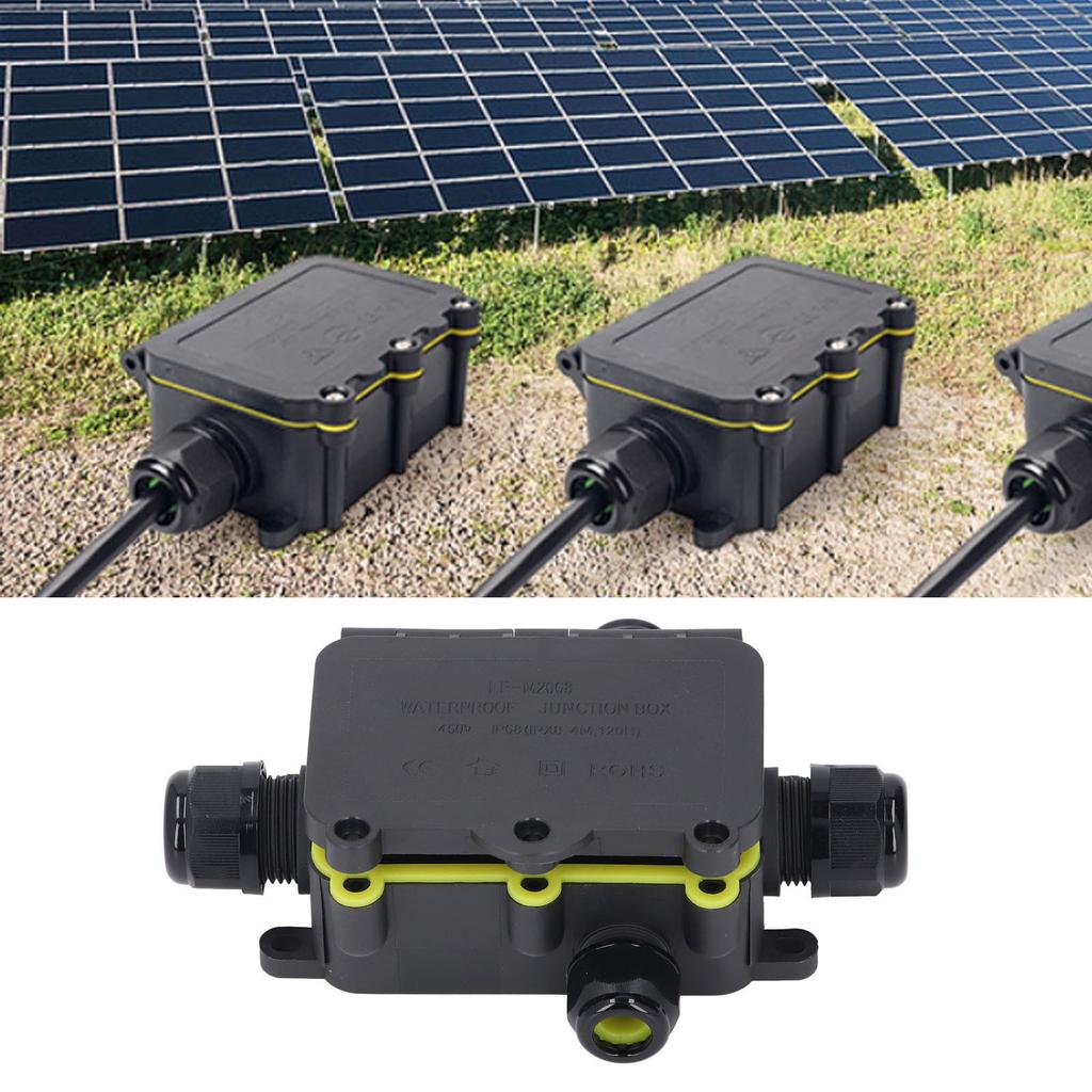 4-канальная распределительная коробка IP68, водонепроницаемая, внешний электрический шнур питания, подземный кабельный соединитель 450