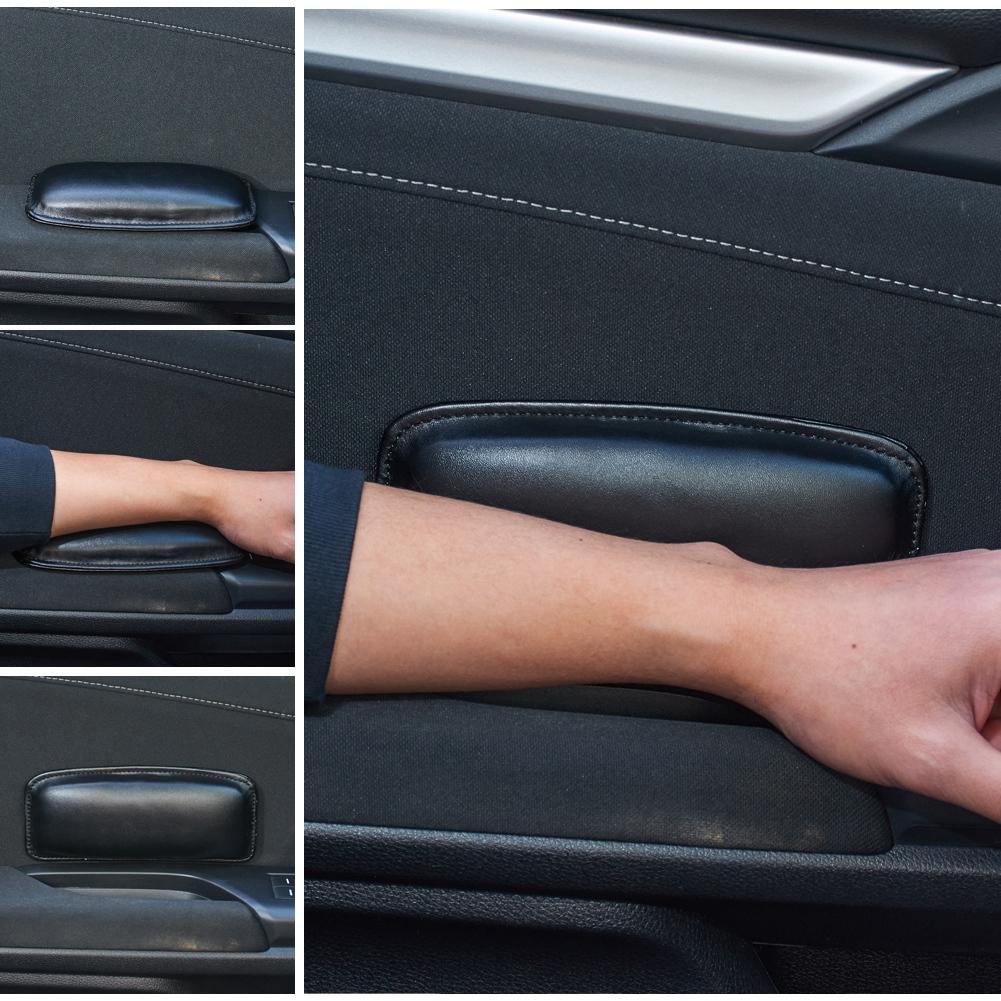 2 шт. в упаковке, универсальная подушка для колена в центральную консоль автомобиля, мягкая накладка на дверной подлокотник, защитная накладка на подлокотник из мягкой кожи