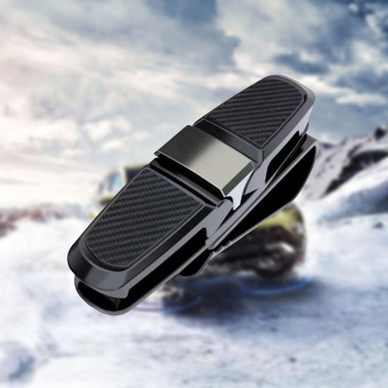 Автомобильный держатель для солнцезащитных очков, зажим для очков, вращающийся на 180 градусов, защита от царапин, простой в установке зажим для солнцезащитных очков