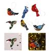 Felt Bird Ornament Hanging Decoration for Christmas Tree Holiday Party Home Ceiling Decorations