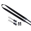 Slim Neck Strap Adjustable Length Shoulder Strap for Cameras [VKO] SLR/Mirrorless/Compact (Black
