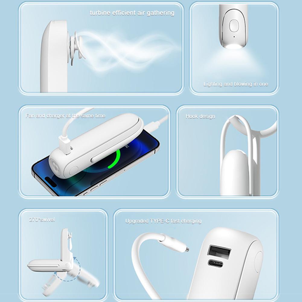Ручной вентилятор, перезаряжаемый электрический вентилятор воздушного охлаждения с фонариком, небольшой карманный вентилятор, подарки для женщин/девочек/друзей