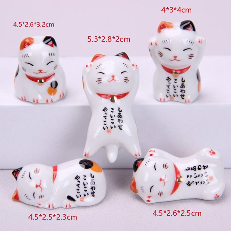 5/6 шт японский керамический держатель для палочек для еды Lucky Cat подушка для палочек для еды El Restaurant держатель для ручек столовый декор
