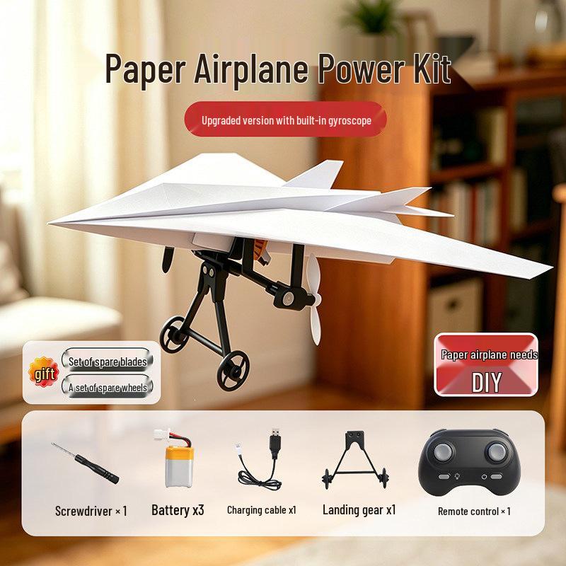 Набор для сборки дрона своими руками: Модель самолета с деталями для дистанционного управления и электронными компонентами - Требуется сборка.