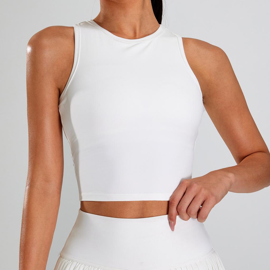 Новый коврик для обнаженной груди, плотная спина, женский жилет для йоги высокой прочности, топ для занятий спортом на открытом воздухе, топ для йоги