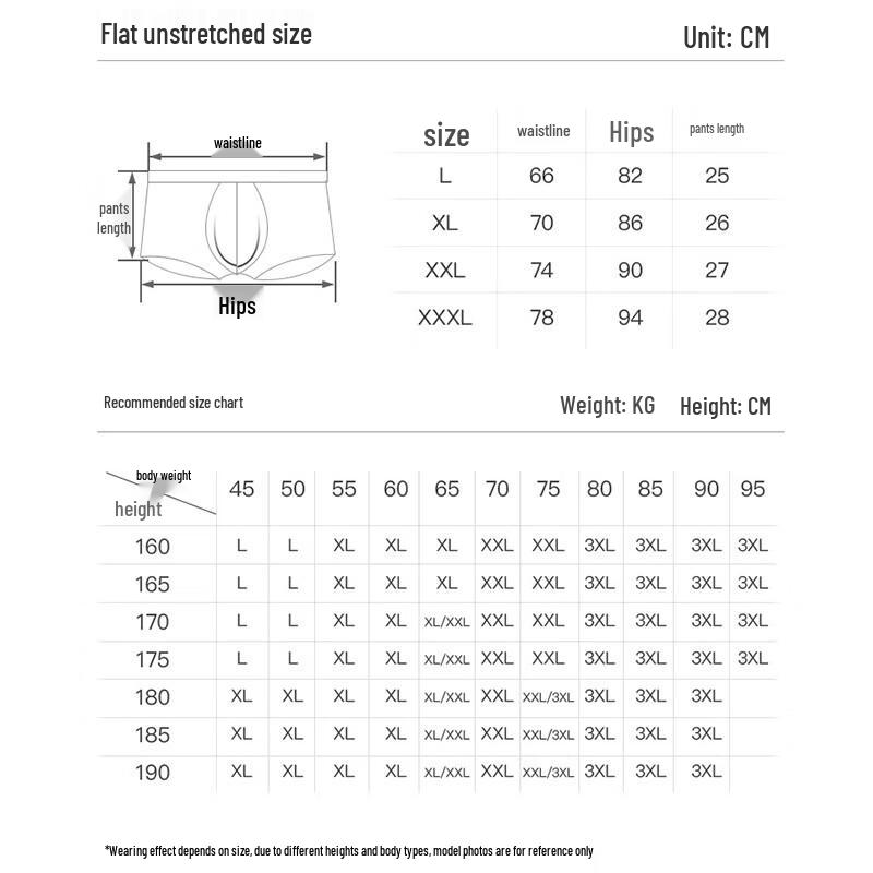 Fenteng Мужские хлопковые антибактериальные боксеры-брифы, 3 шт.