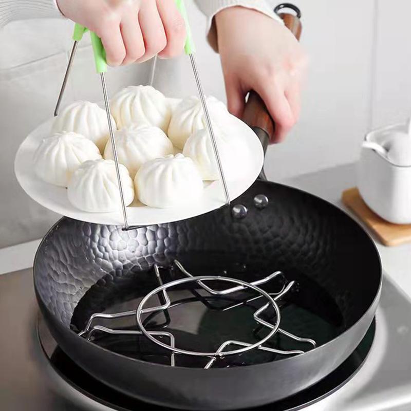 Газовая варочная панель Варочная панель Подставка для сковороды Подставка для готовки на пару Поддерживающий кронштейн Решетка Вок Нержавеющая сталь